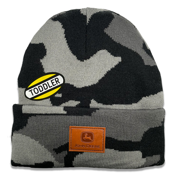 Kids Storm Camo Knit Beanie