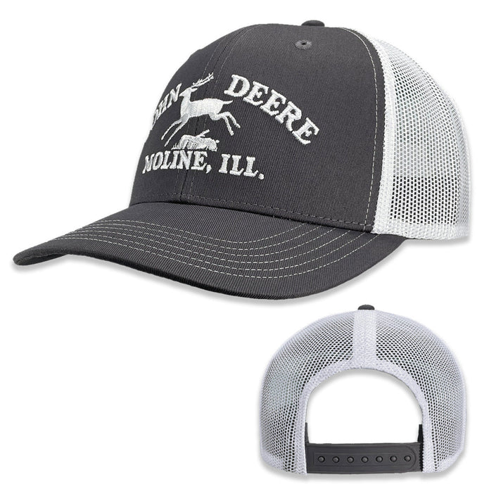 Moline 112 White Mesh Back Hat
