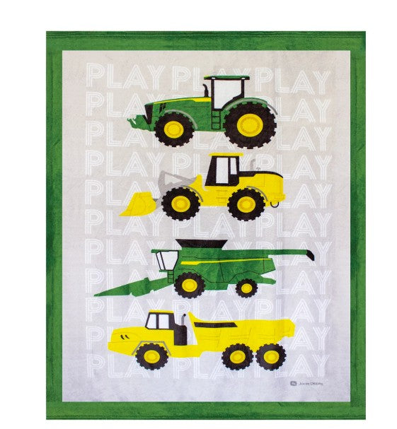 Kids Tractor Blanket Part Number: LP85898