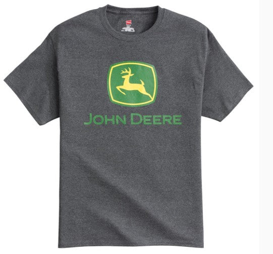 John Deere Mens Gray TM T-Shirt