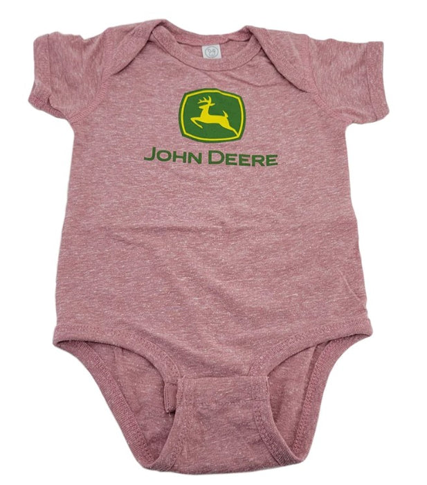 John Deere Youth Boys Grey Longsleeve Romper — Enns Brothers Ltd