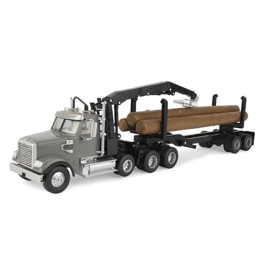 John Deere 1/32 Freightliner 122SD with Logging Trailer