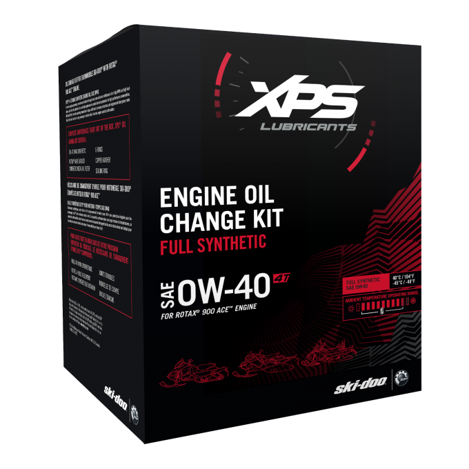 Ski-Doo 4T 0W-40 Synthetic Oil Change Kit 779254
