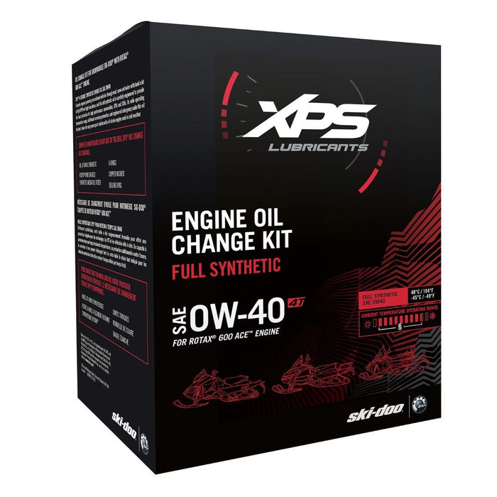 Ski-Doo 4T 0W-40 Synthetic Oil Change Kit 779255