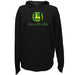 Men's John Deere Black Classic Logo Hoodie w Enns Brothers Logo