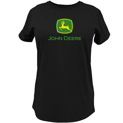 John Deere Women's Black Deere T-Shirt