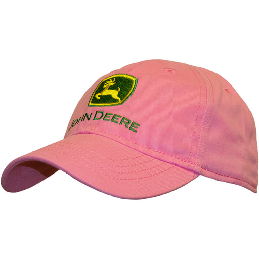 John Deere Girl Youth Logo Cap Pink
