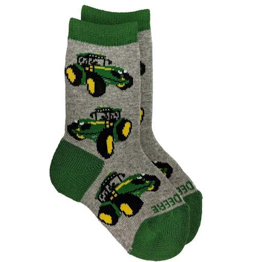 John Deere Unisex Toddler Tractor Print Crew Sock