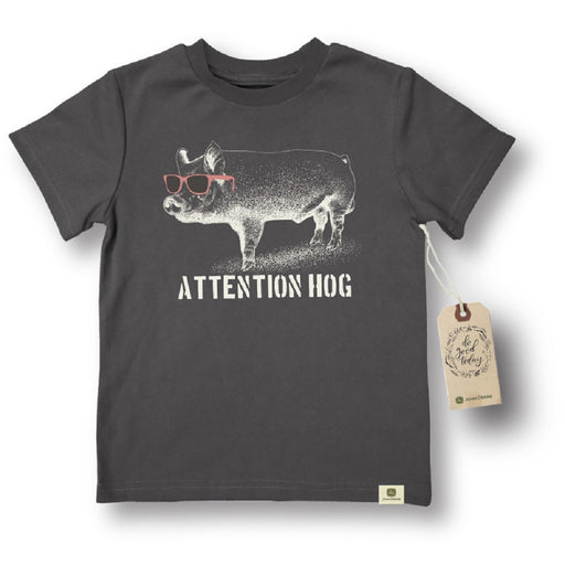 John Deere Kids Charcoal Hog Tee