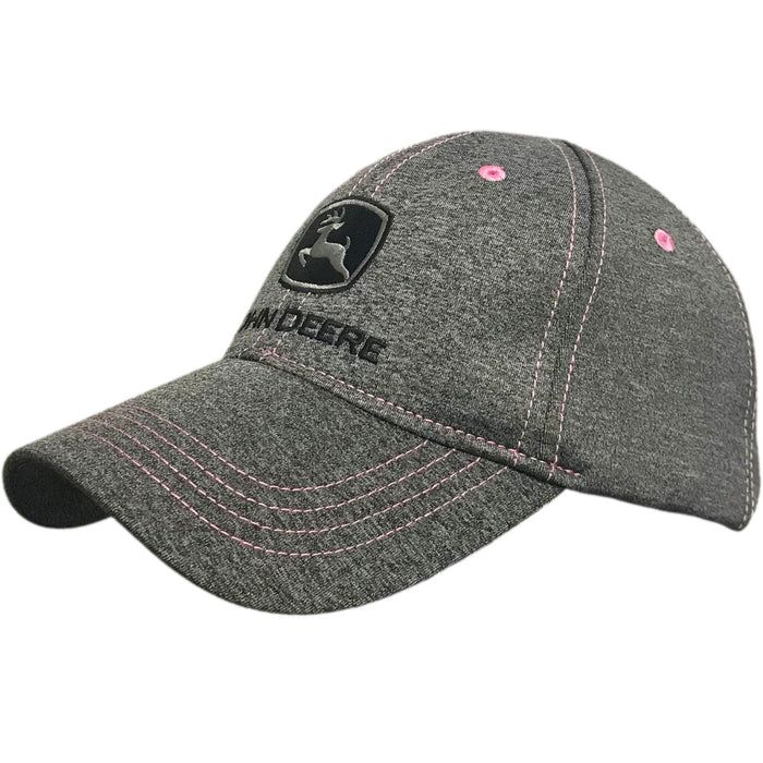 John Deere Girl Youth Grey Logo Cap