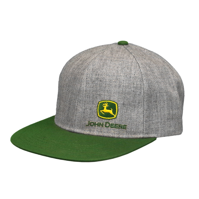 John Deere Men's Small Logo Cap (Green & Grey)