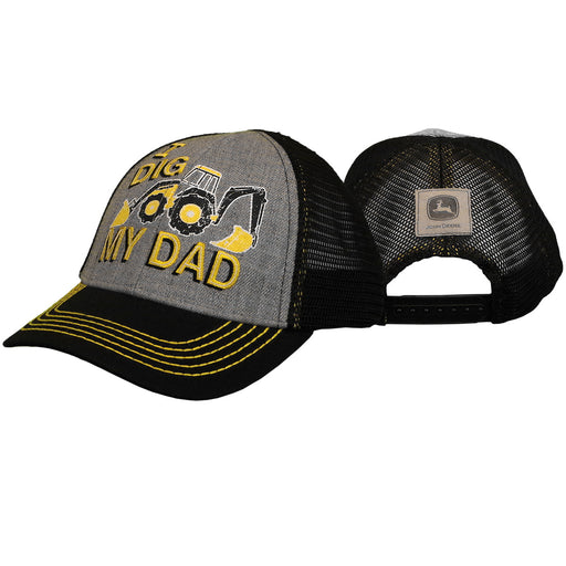 John Deere Youth Dig Dad Contruction Cap