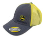 John Deere Youth Charcoal & Yellow Logo Cap