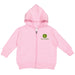 John Deere Youth Pink Zip Hoodie