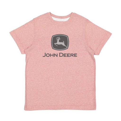 John Deere Youth Girls Pink Shirt