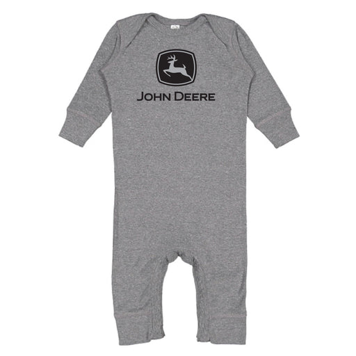 John Deere Infant Boys Grey Longsleeve Romper