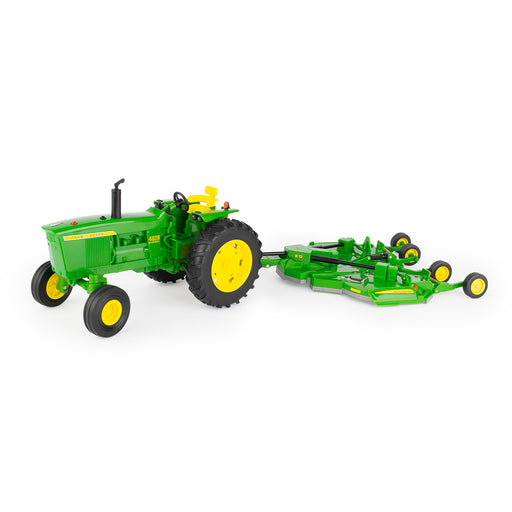 John Deere 1/16 Big Farm 4020 Tractor with E-12 Rotary Cutter Set