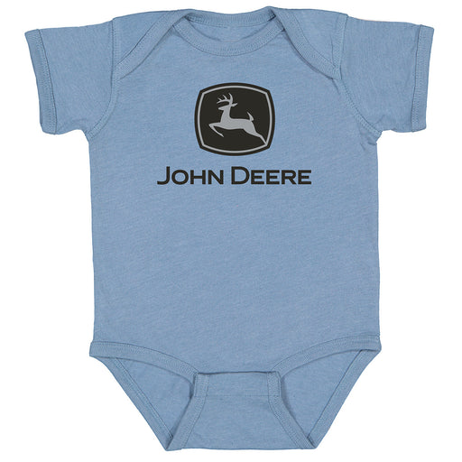 John Deere Infant Blue Shortsleeve Bodysuit