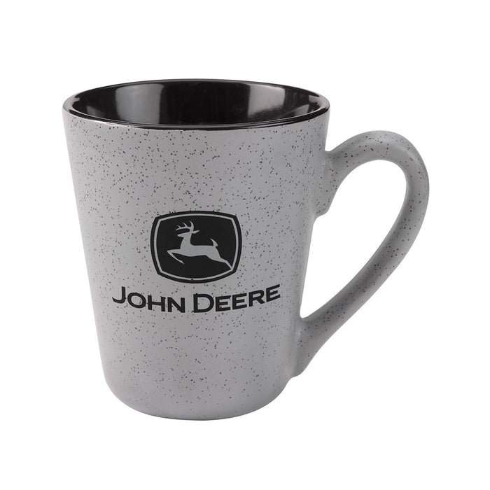 16oz Flecked John Deere Ceramic Mug