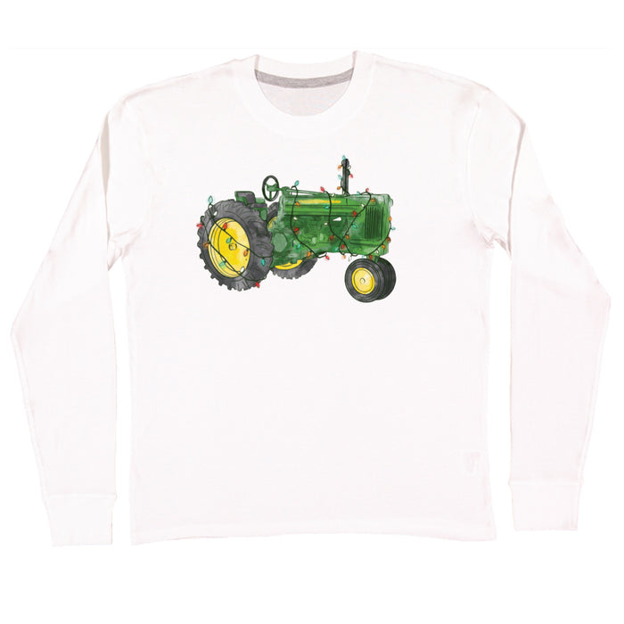 Toddler Unisex John Deere Christmas Tractor PJ Top