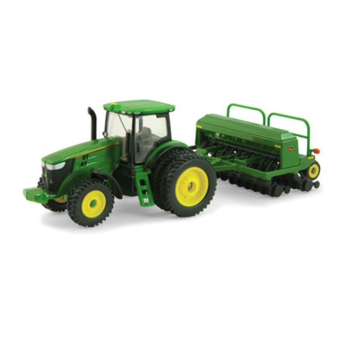 John Deere 1/64 7215R with Grain Drill