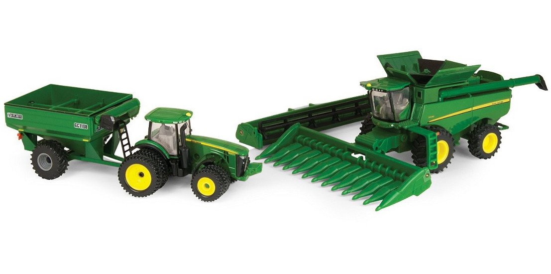 John Deere 1/64 Harvesting Set