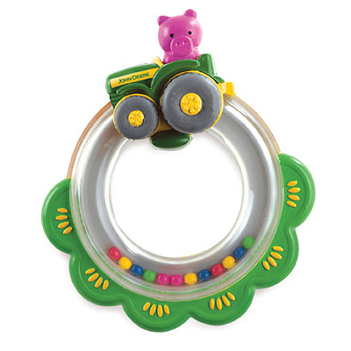 John Deere Tractor Ring Rattle