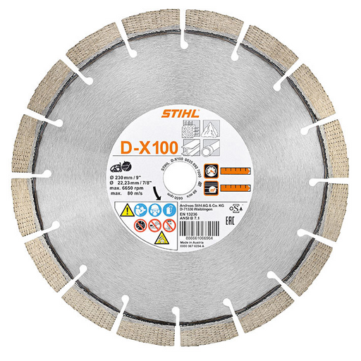 STIHL Tsa 230 Steel Abrasive Wheel 9"