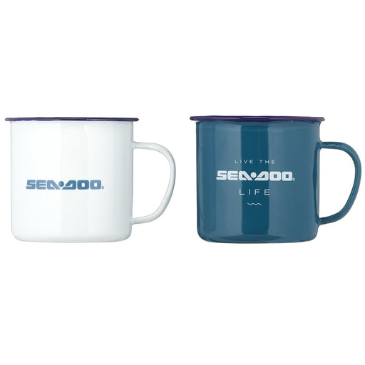Sea-Doo Set of 18 oz Enamel Mugs