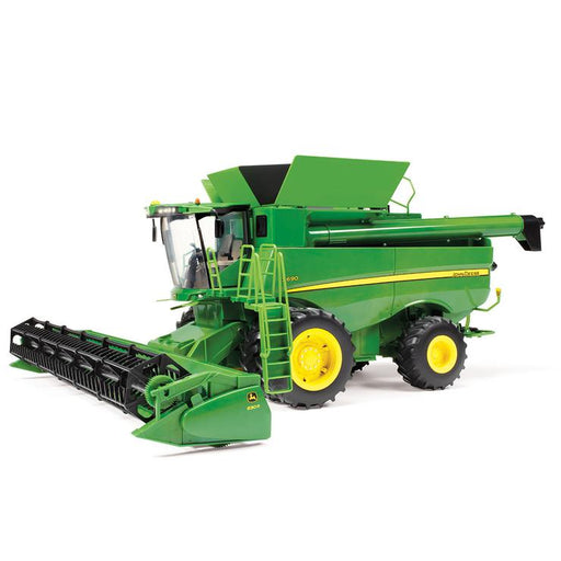 John Deere 1:16 Big Farm S690 Combine with Corn/Draper Head